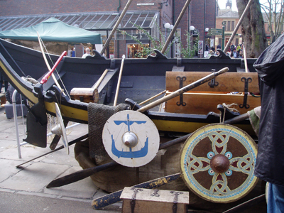 Viking longship, Coppergate Square
