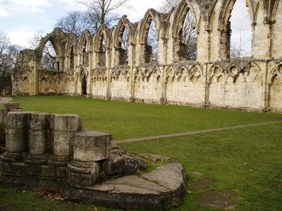 Ruins of St Mary's Abbey, York