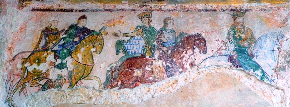 Mural of Henry II and his sons