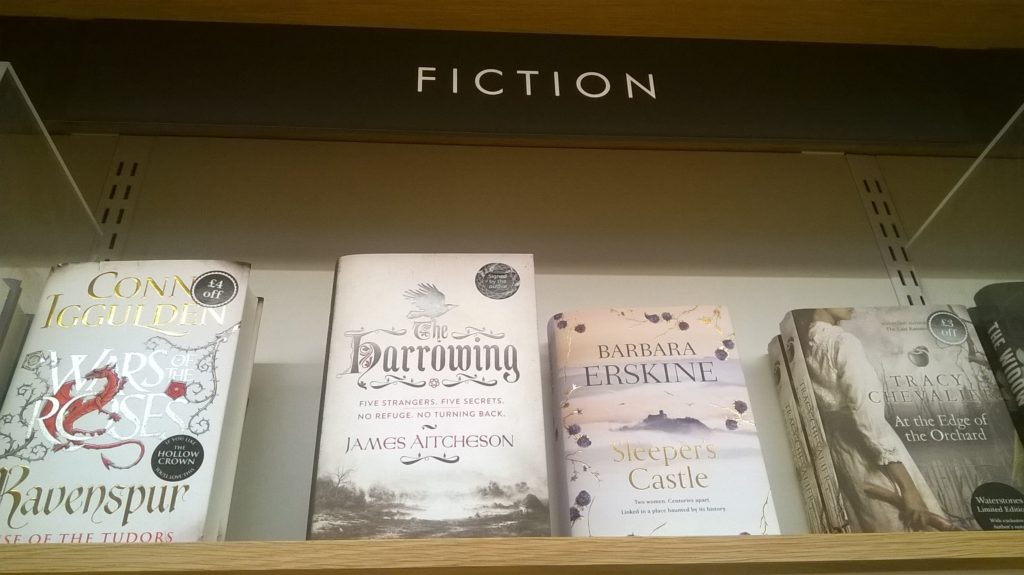 The Harrowing in Waterstones Piccadilly.