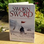 Front cover of large print edition of Sworn Sword