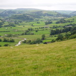 River Teme valley north of Knighton