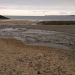 The beach at Manorbier, Pembrokshire