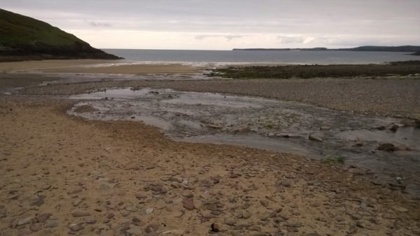 The beach at Manorbier, Pembrokshire